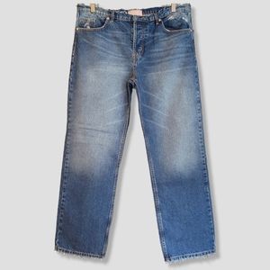 REVICE Manhattan Relaxed Distressed Denim Blue